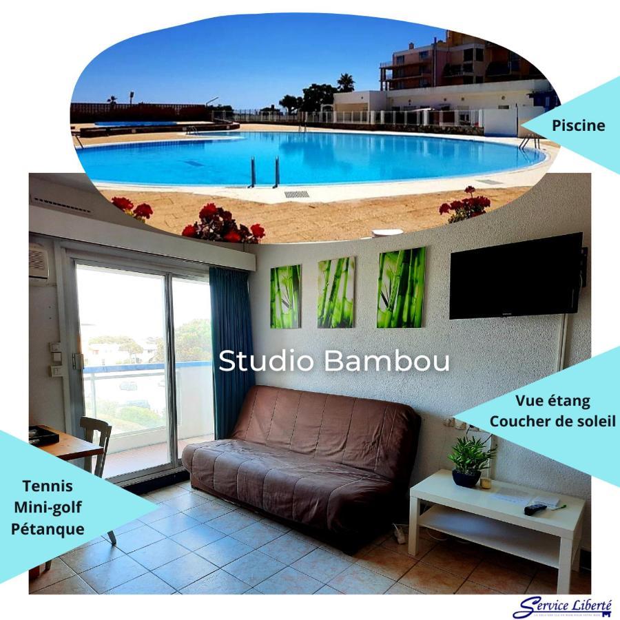 Studio Bambou - Piscine - Acces Direct A La Plage - Lydia Playa Le Barcares Exterior photo